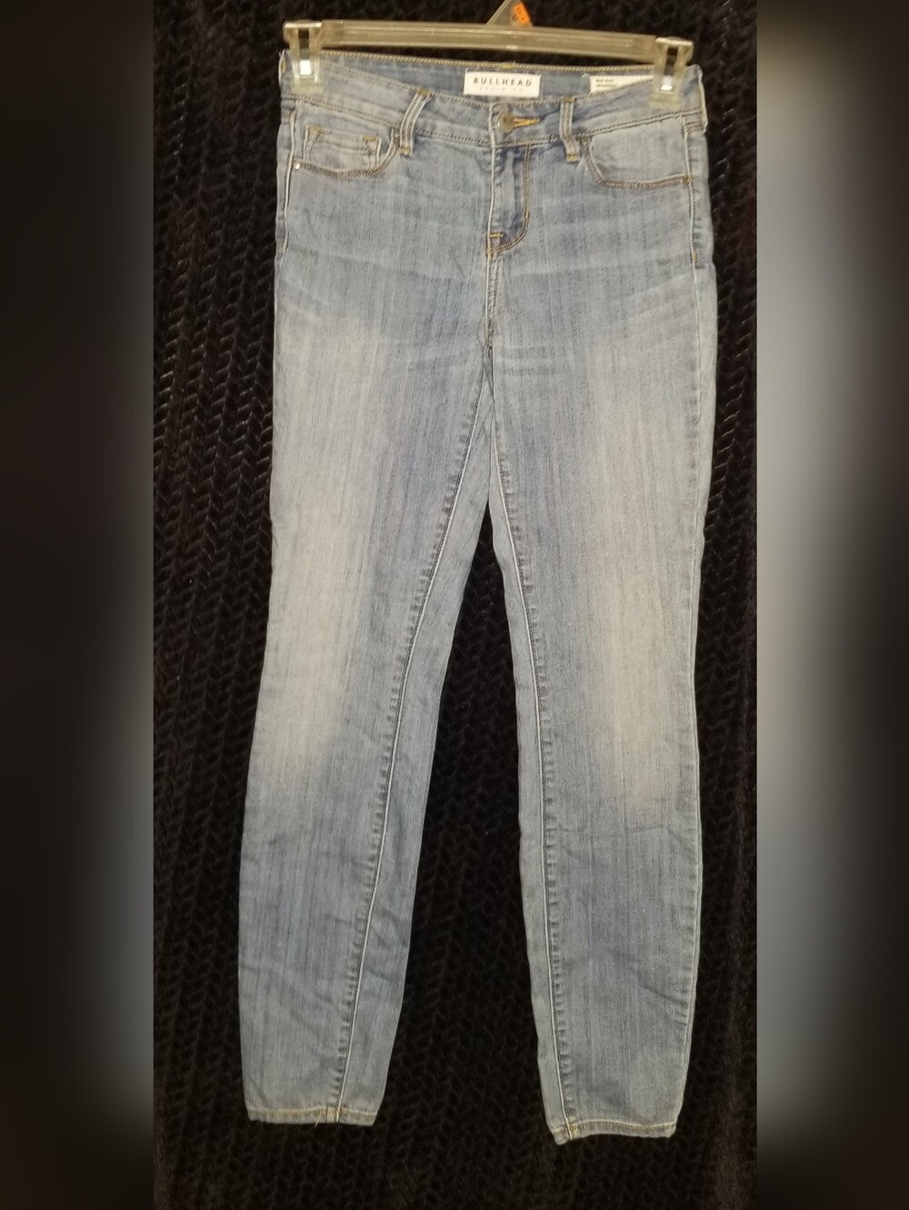 Women's Bullhead Denim Co. Mid-Rise Skinniest Light-Wash Denim Jeans 25